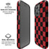 Red and Black Checkerboard iPhone 16 Pro Magsafe Impact Case